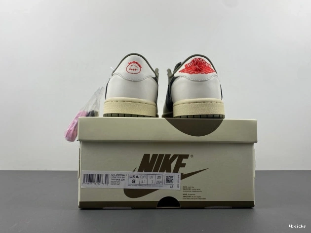 Reps TBK TRAVIS JORDAN MEDIUM 1 X DM7866-200 AIR OG SCOTT OLIVE LOW 0801